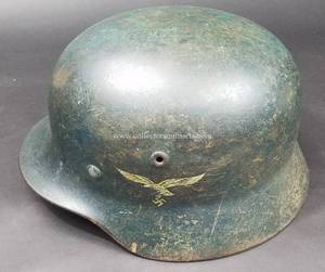 SIX Acrylic 9" Cap Kepi Hat &  WW1 German & US WW2 Helmet Display StandS 