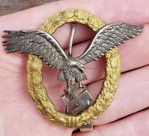 VanSP Copy German Eagle Luftwaffe Iron Cross Military Medal for Bravery Imperial Prussian Medal-German Badge Medal Honor War Medals Replica 